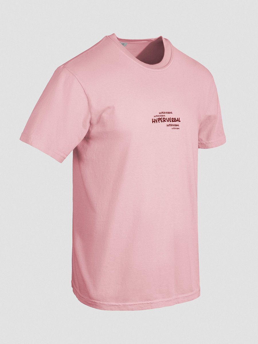 HYPERVERBAL bubble (maroon) garment dyed tee product image (8)