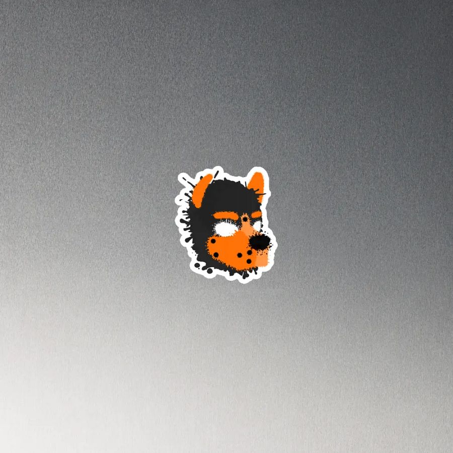 Pup Splatter Magnet - Orange product image (3)