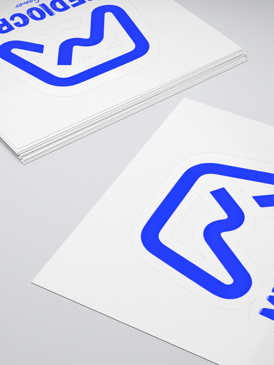 Mediocre Gamer Logo Stickers product image (8)