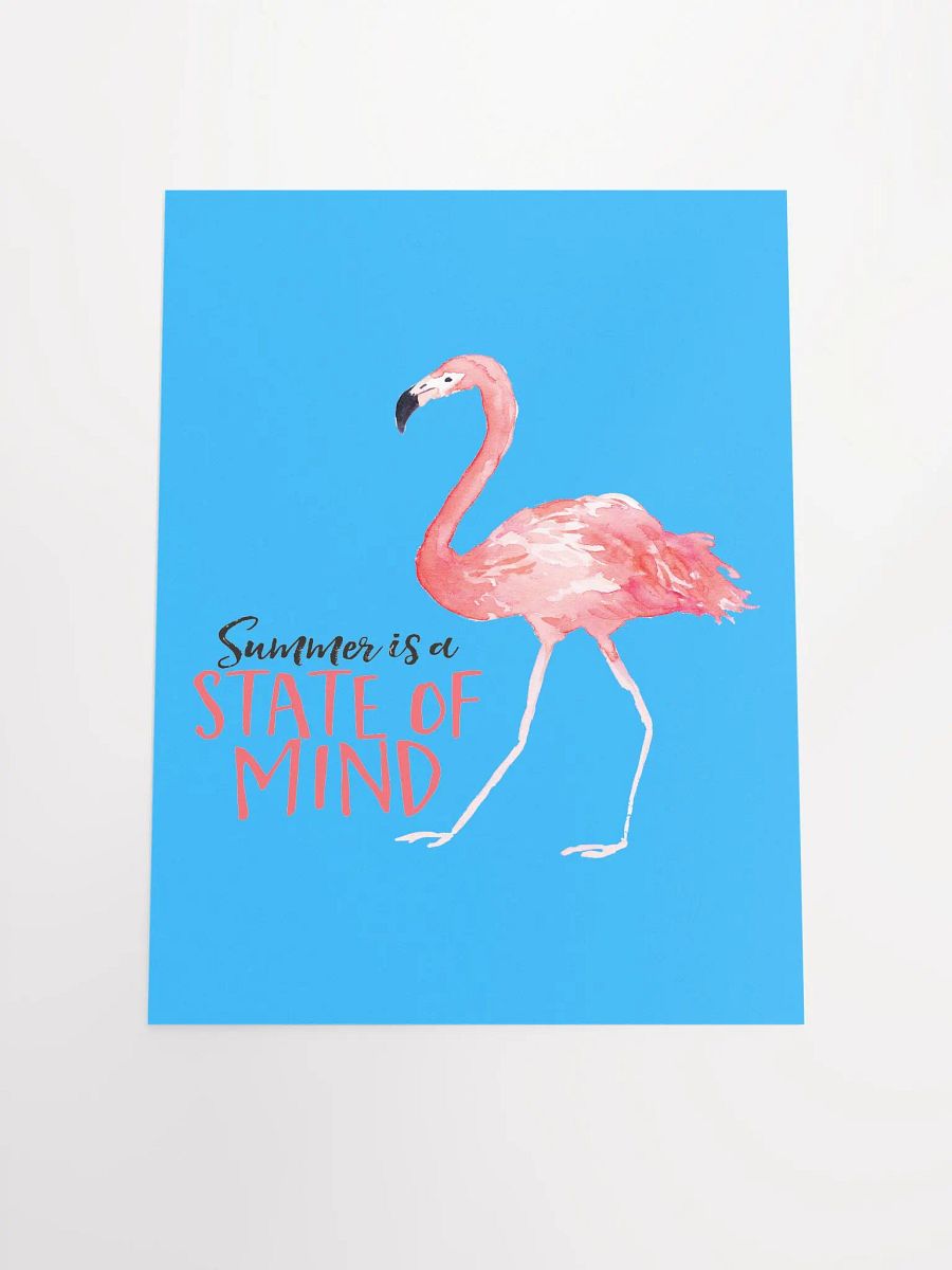 Flamingo summer vibes poster product image (11)