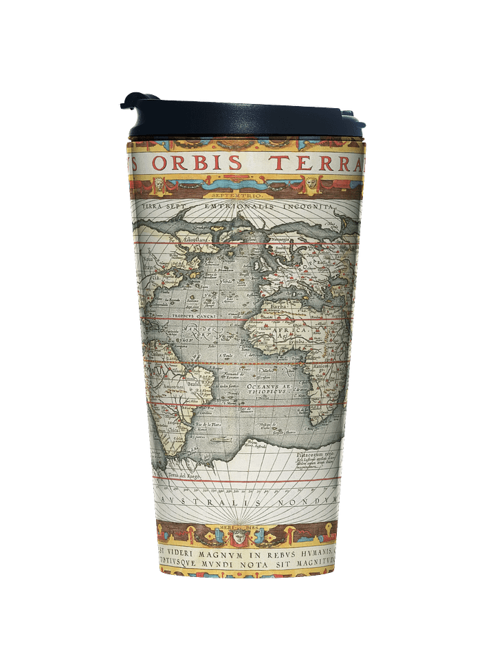World Map. Stainless Steel Mug product image (1)