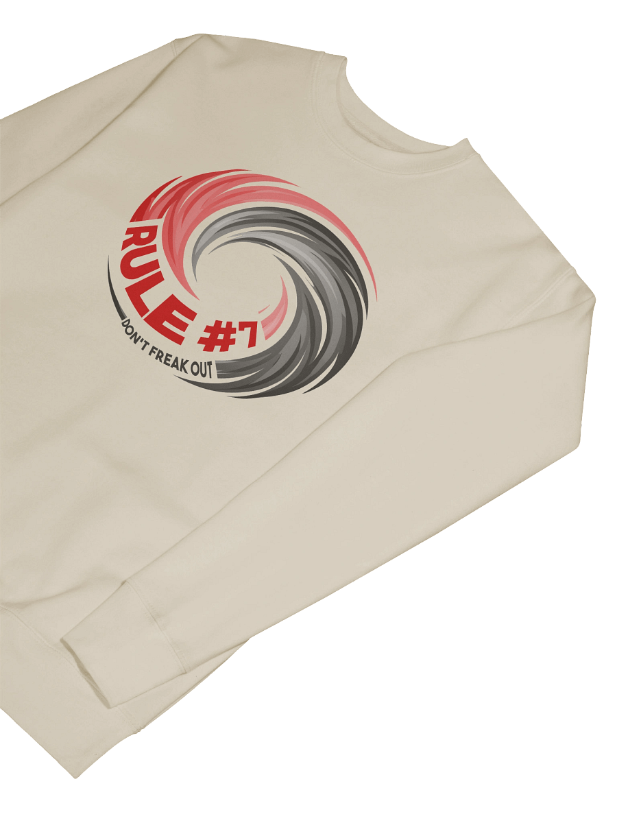 Rule #7 Sweatshirt Pewter and Red product image (77)