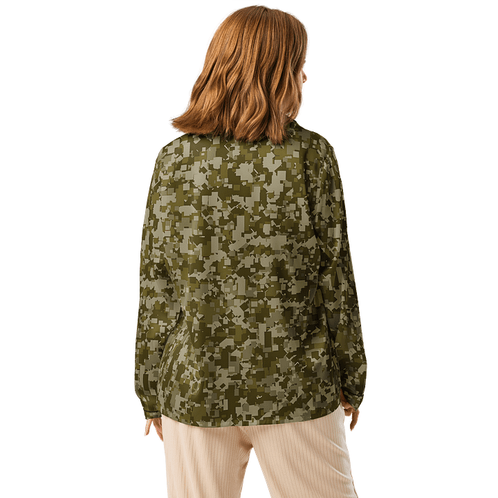 Pixelated Camo Dream Women's Pajama Top product image (2)