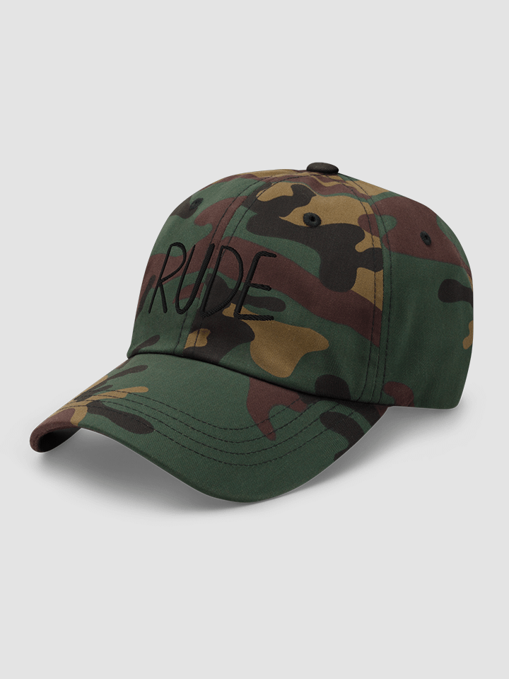 RUDE Dad hat [Black Design] product image (3)