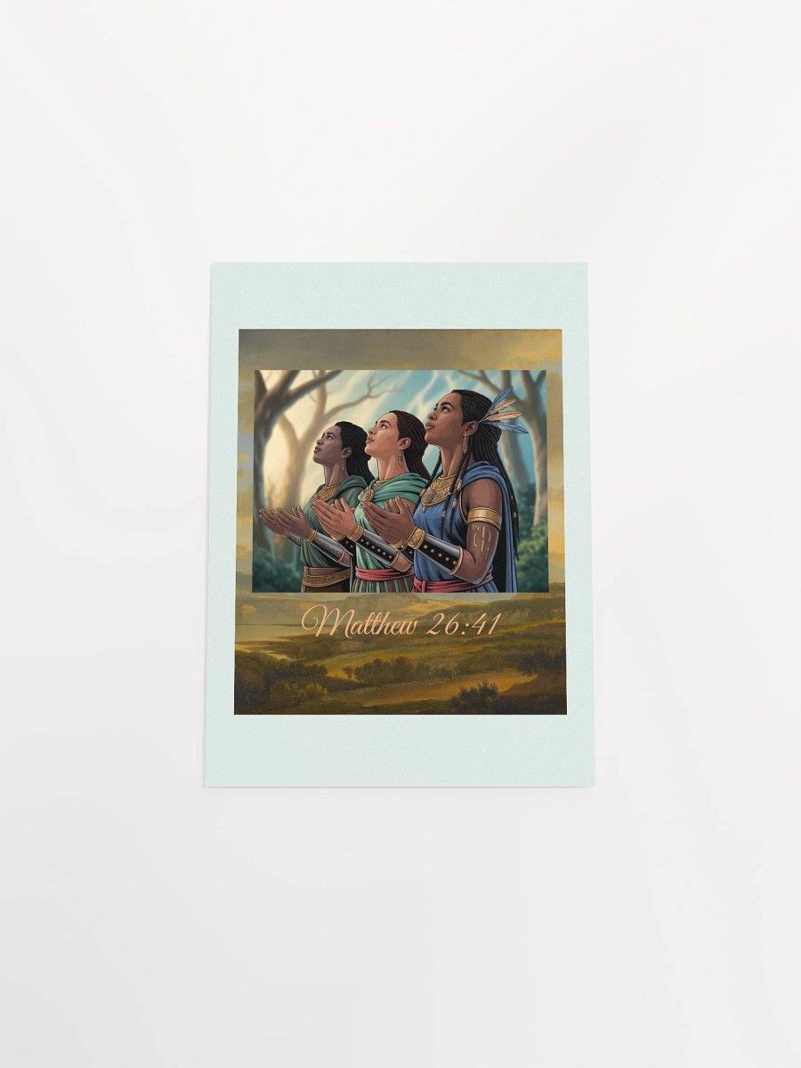The Power Of Prayers Christian Paper Poster. product image (4)
