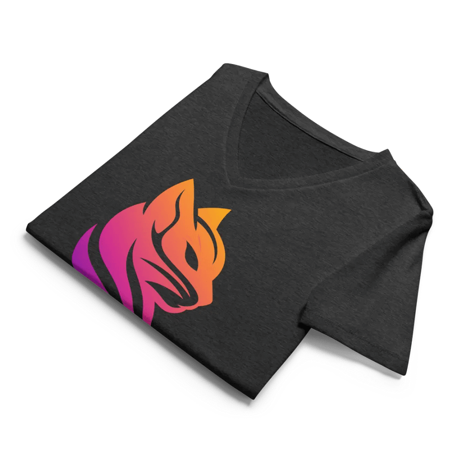BoldCat Logo - Women's Relaxed V-Neck T-Shirt product image (6)