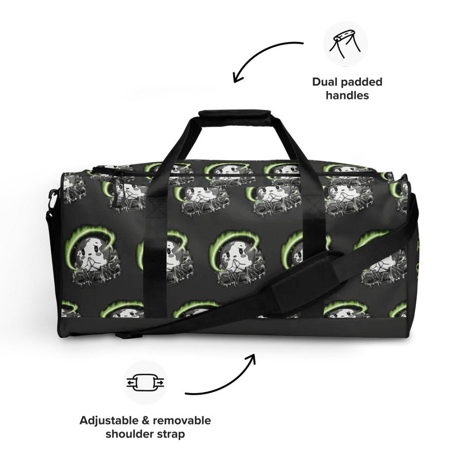 Save Me: A Plea from Planet Earth Eclipse Duffle Bag 🌍 product image (5)
