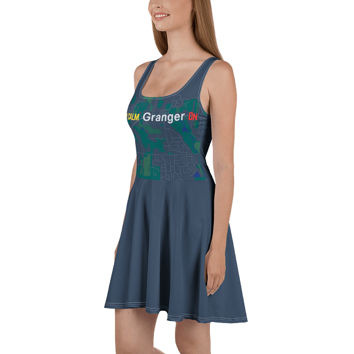 Stay Calm Granger on Granger Street Map Skater Dress product image (1)