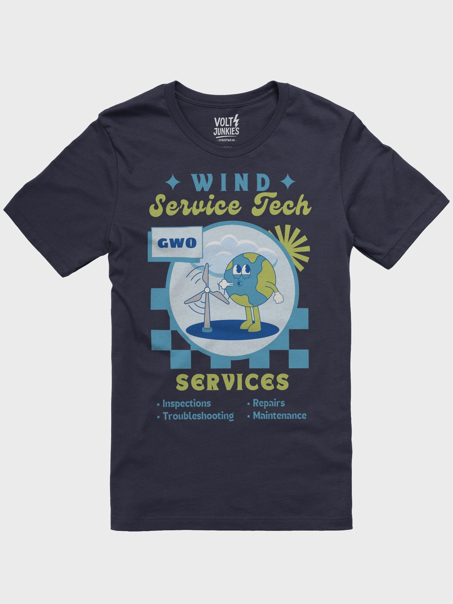 Retro Wind Services Tee product image (3)