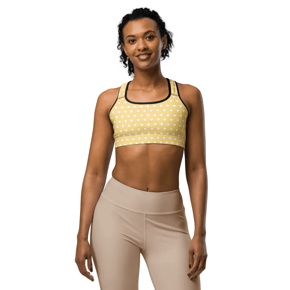 Pastel Heart Seamless Pattern Sports Bra - V2 product image (4)