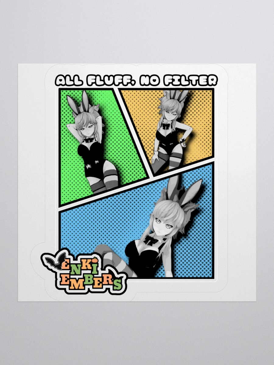 All Fluff No Filter Sticker product image (1)
