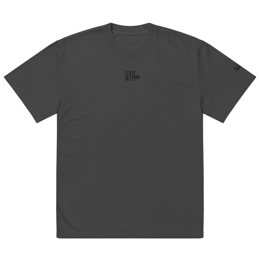 omni black oversized T-shirt product image (9)