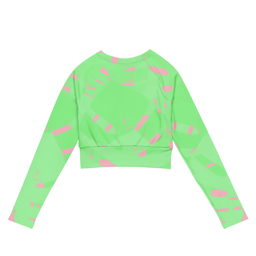 Neon Splash Cropped Rash Guard product image (5)