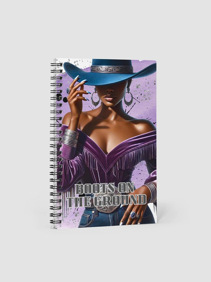 Boots on the Ground – Lined Spiral Notebook for Women product image (1)