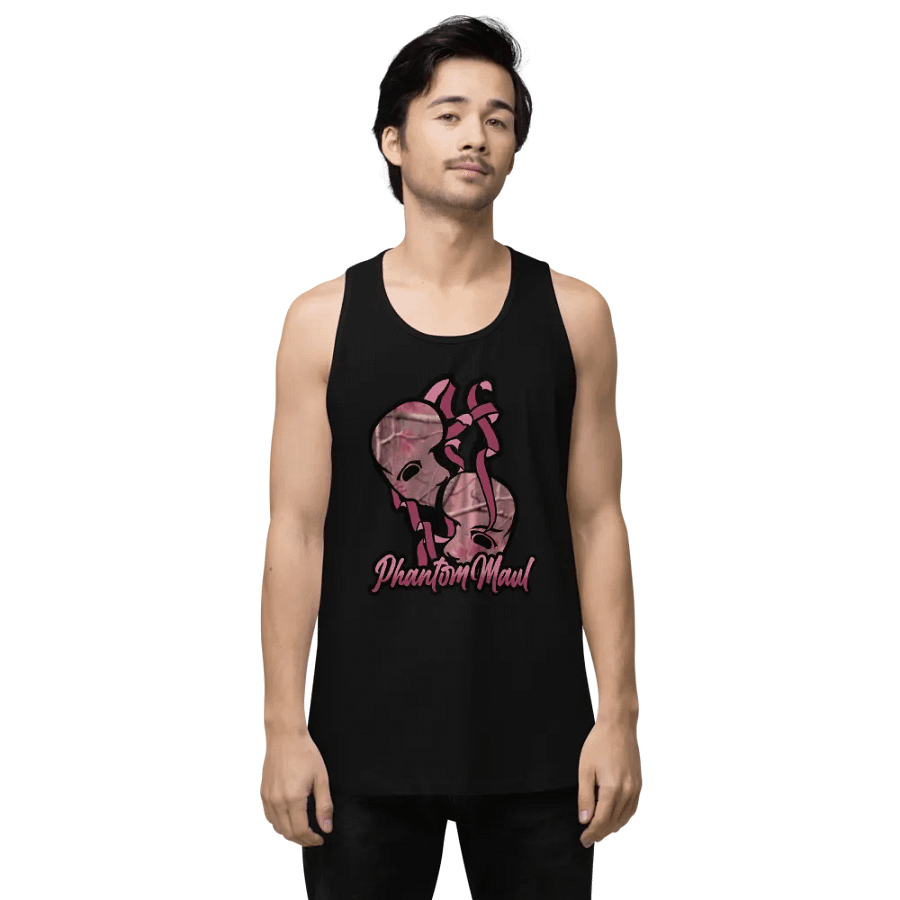 Pink Woodland Camo Logo Men's Tank Top product image (15)