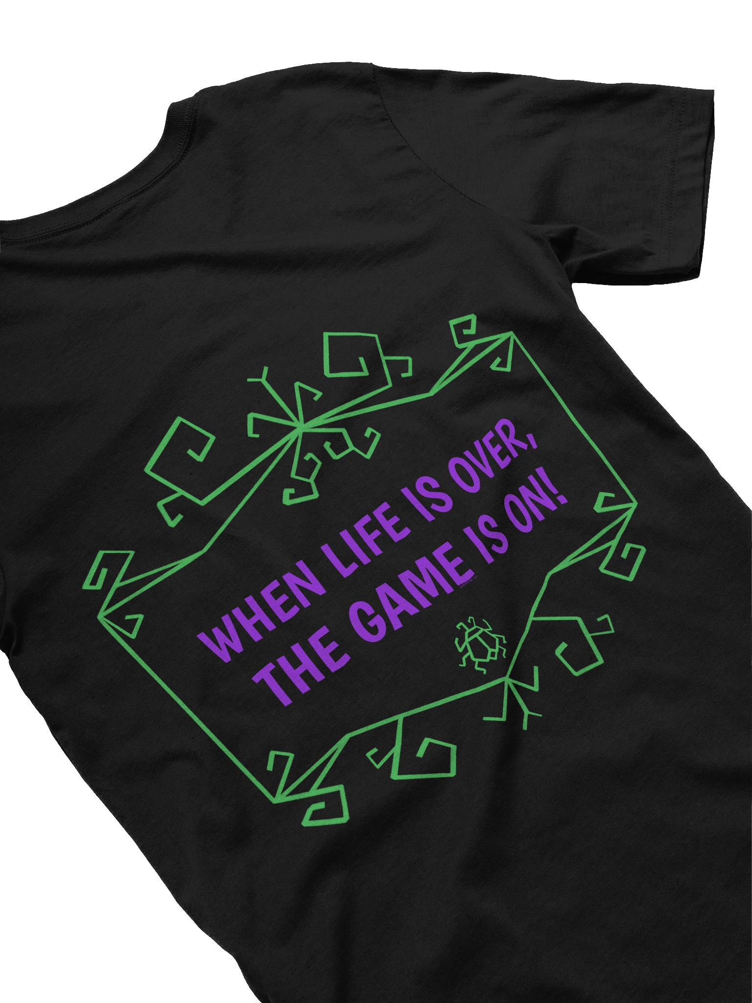 [UM Designs] When Life Is Over, The Game Is On - Unisex Graphic Tee product image (4)