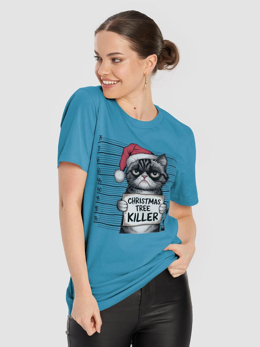Christmas Tree Killer Cat T-Shirt product image (78)