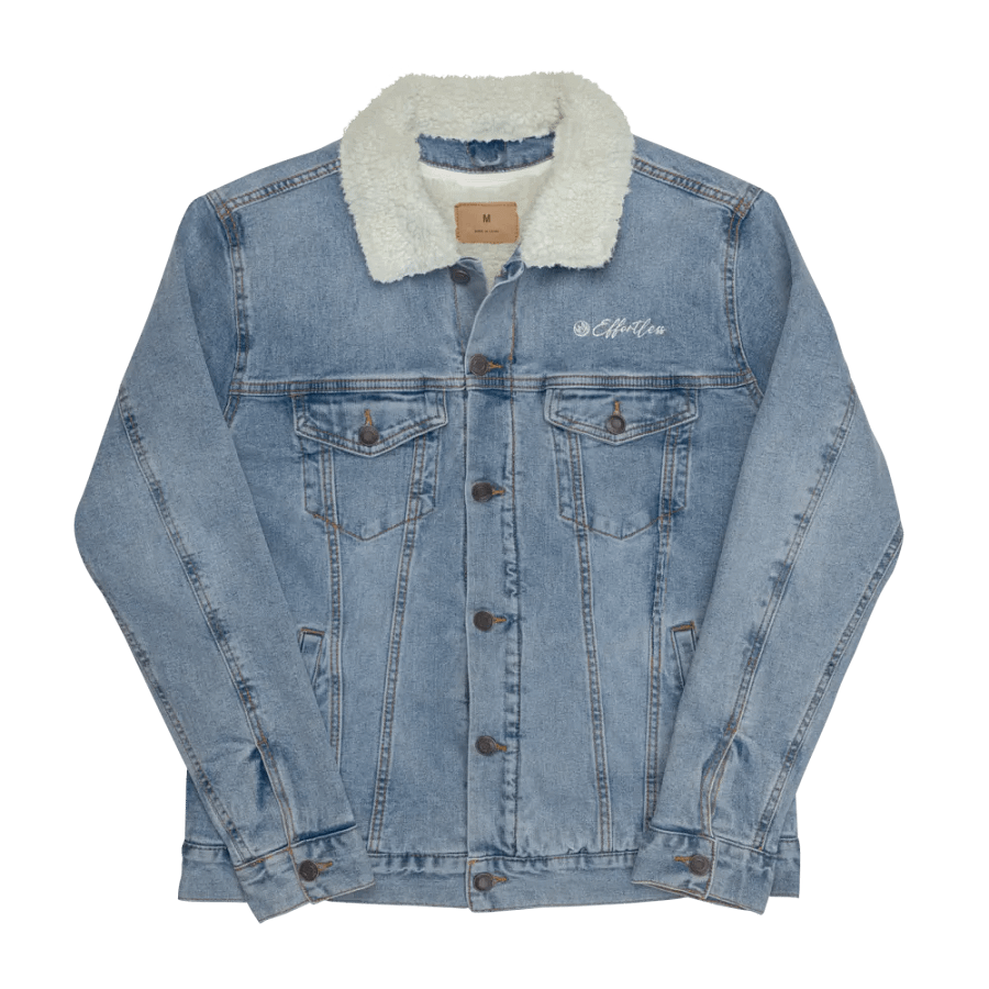 Elegance - Effortless Unisex Light Denim Jacket product image (3)