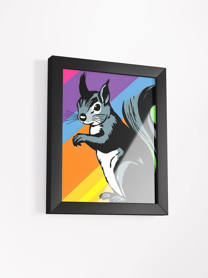 Rainbow Graffiti Pooky Vibrant Ayous Wood Framed Matte Poster product image (24)