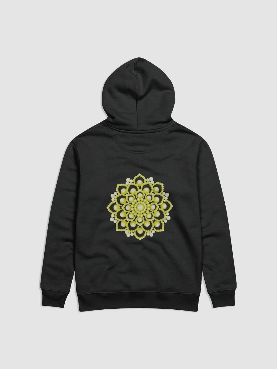Yellow Flower Mandala Unisex Eco Hoodie product image (2)