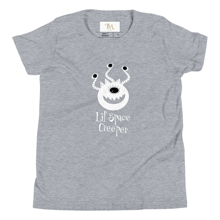 Lil' Space Creeper – Funny Cartoon Monster Kids Halloween T‑Shirt product image (1)