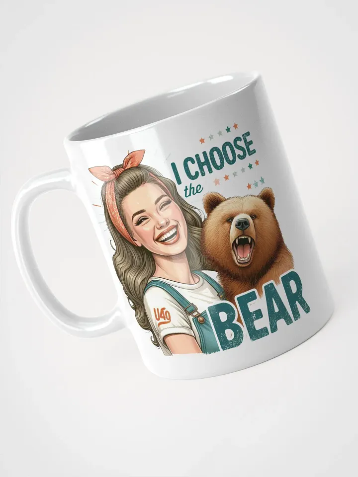 Choose The Bear White Glossy Mug product image (2)