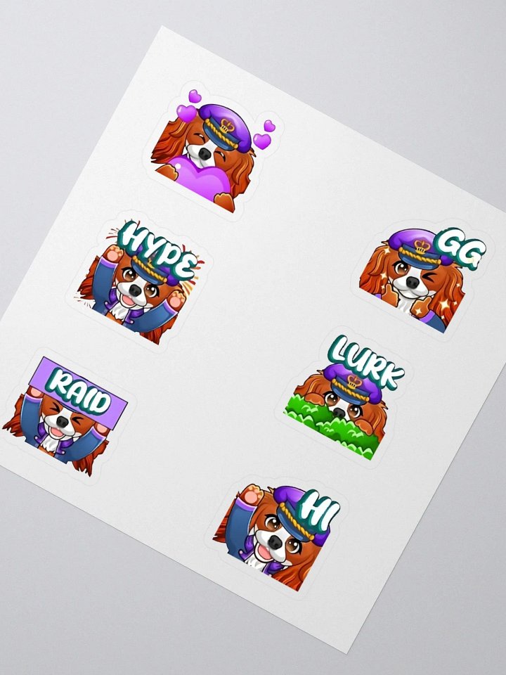 Dog Emote Sticker Set product image (4)