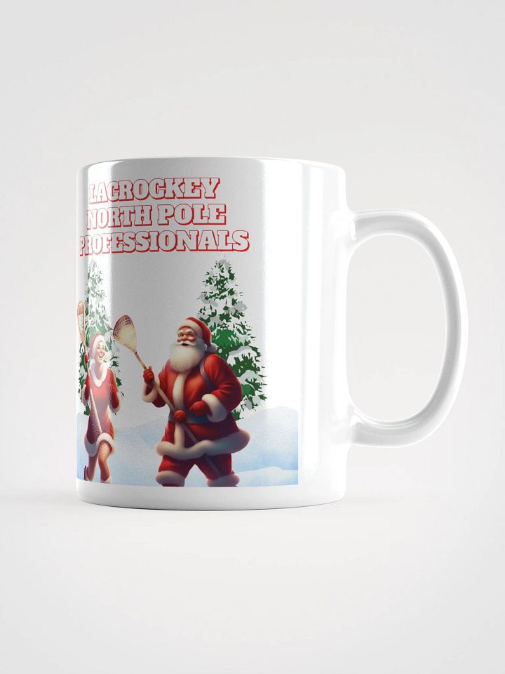 North Pole Lacrockey - Mr and Mrs Claus White Mug product image (1)