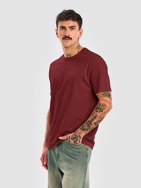 Photo showing Stanley/Stella Unisex Organic Ribbed Neck T-Shirt