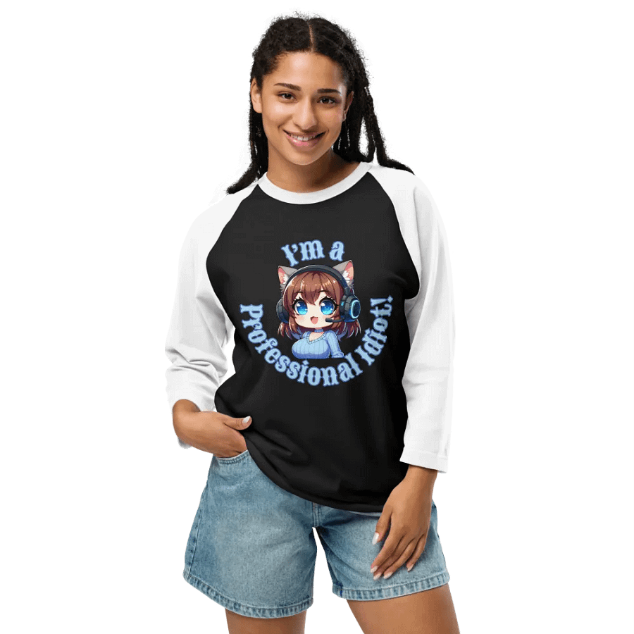 Professional Idiot Jersey Raglan Tee product image (8)