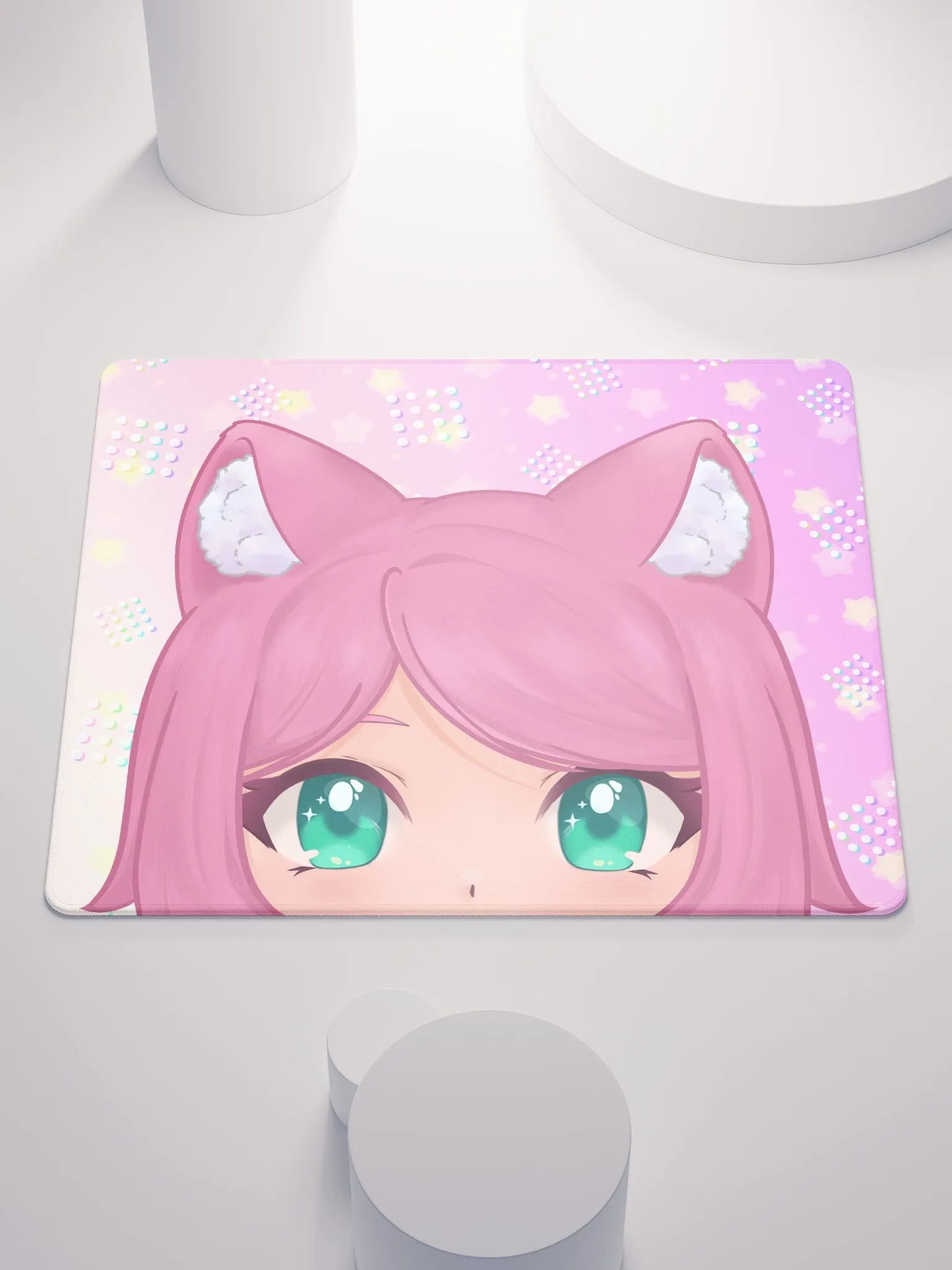 Peeking Megu Mouse Mat product image (1)