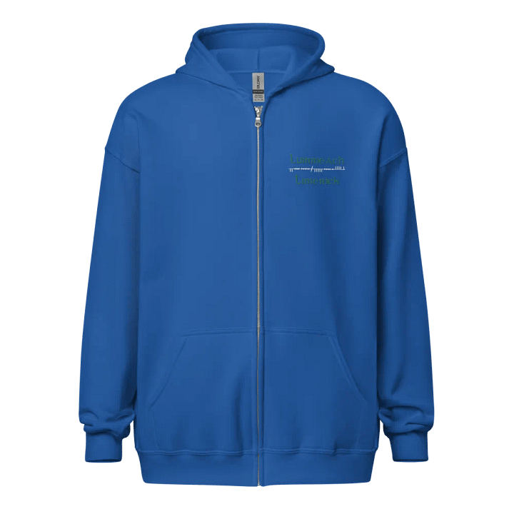 Limerick/Luimneach Scholastic style Ogham embroidered Zip Hoodie product image (5)