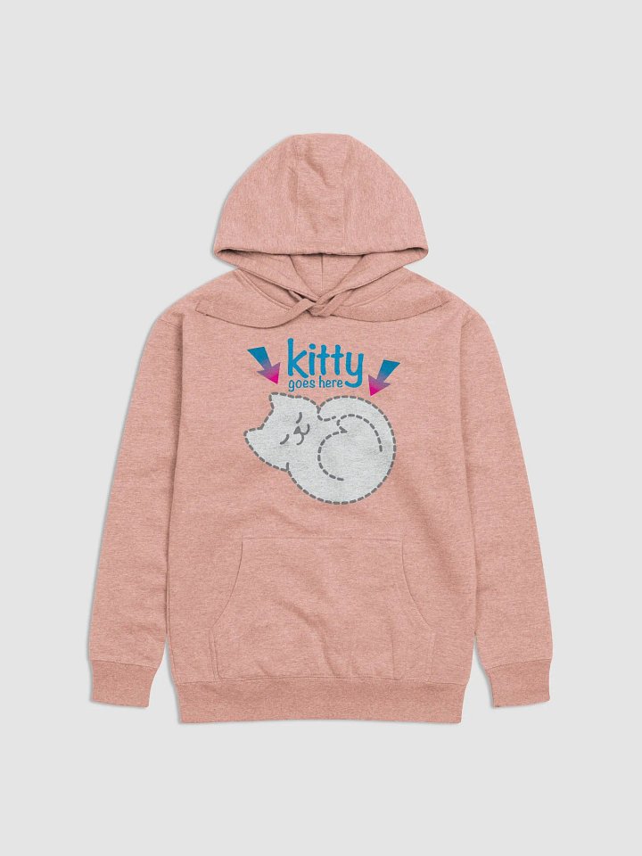 KITTY goes HERE! • unisex premium hoodie by Cotton Heritage product image (1)