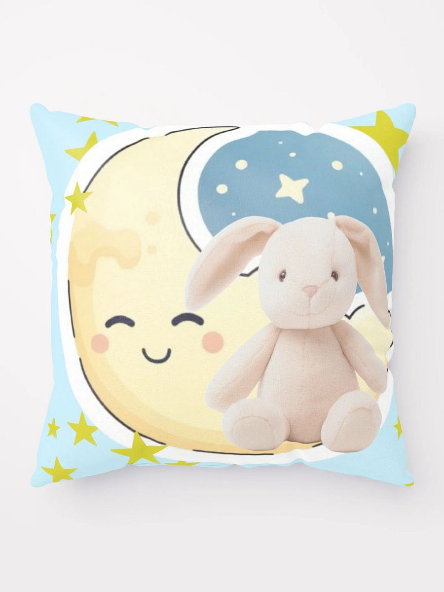 Good Night Rabbit Buddy Throw Pillow 1a product image (5)