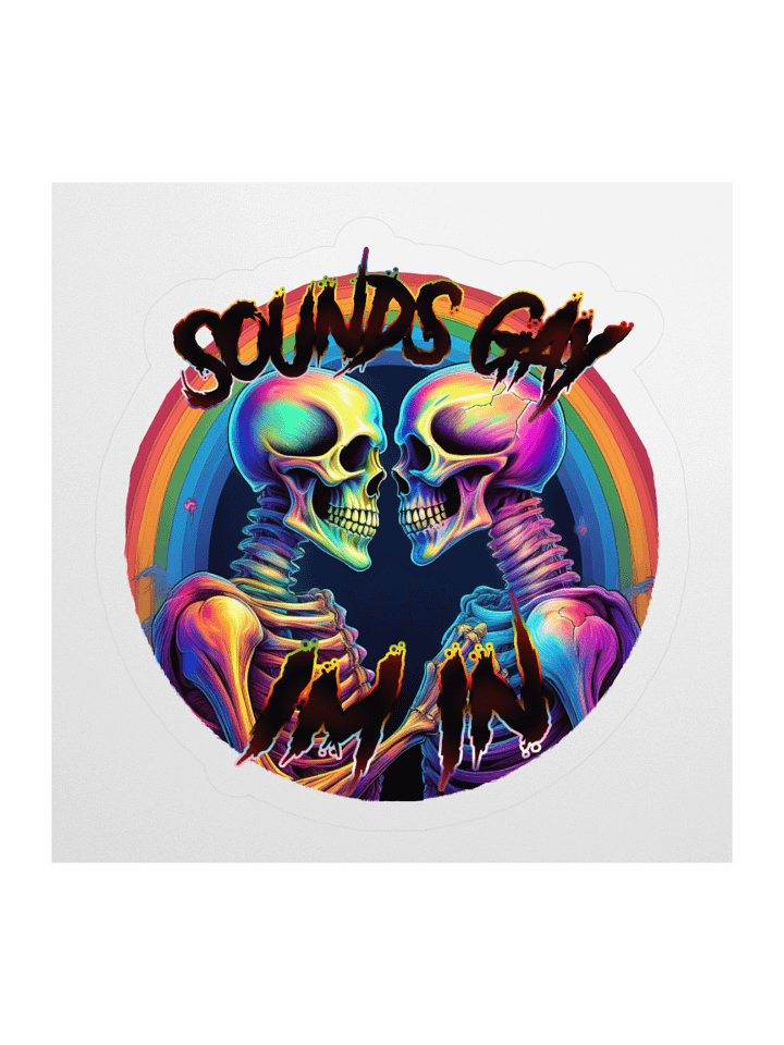Sounds Gay Cut Stickers product image (2)