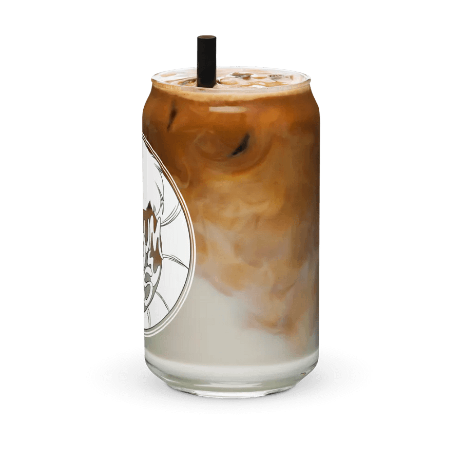 Possum Posse Can Shaped Glass WHT product image (12)