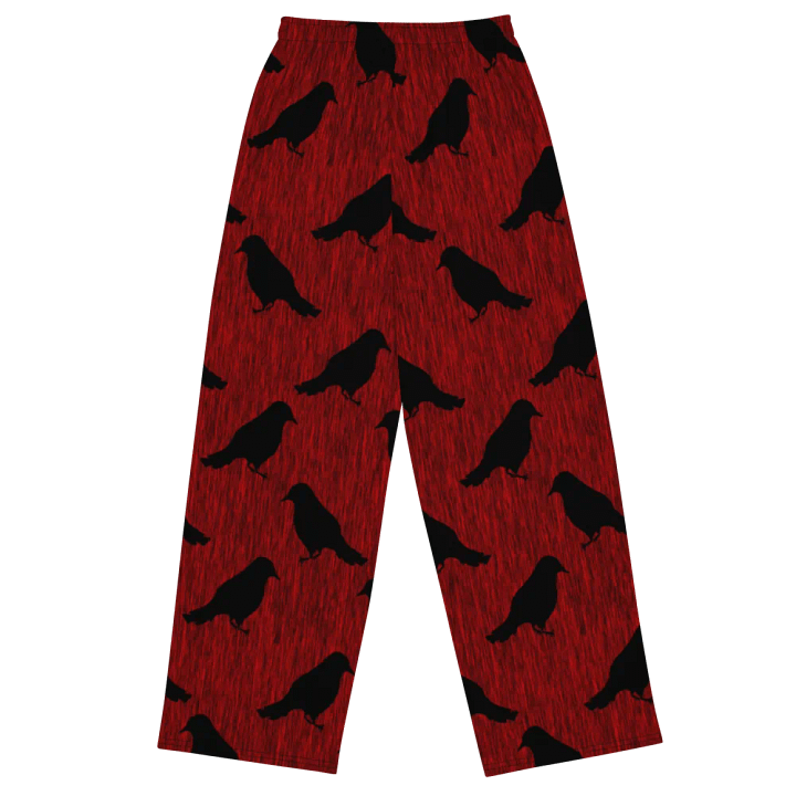 Ravens Pattern Wideleg Pants product image (1)