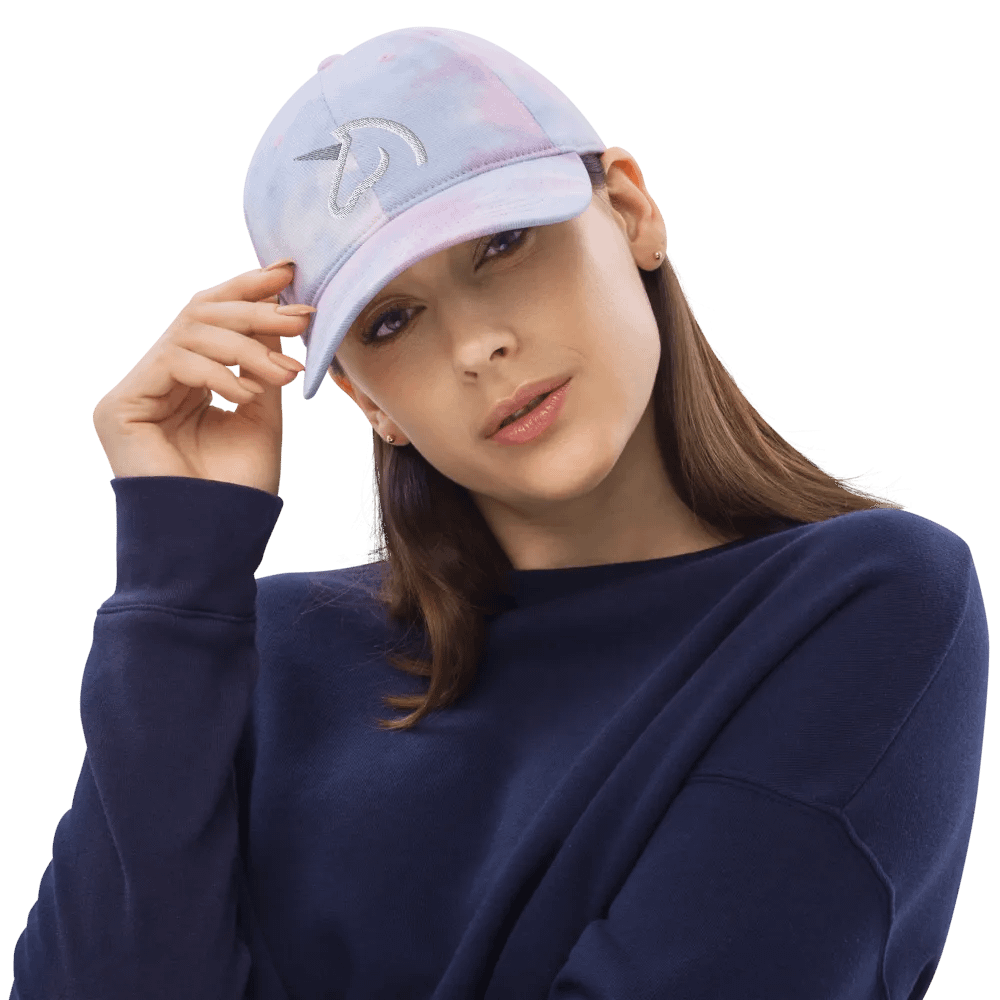 Simple Logo Tie-Dye Dad Hat product image (3)