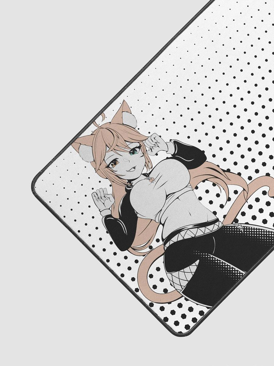 Screen Tone Peach Deskmat product image (3)