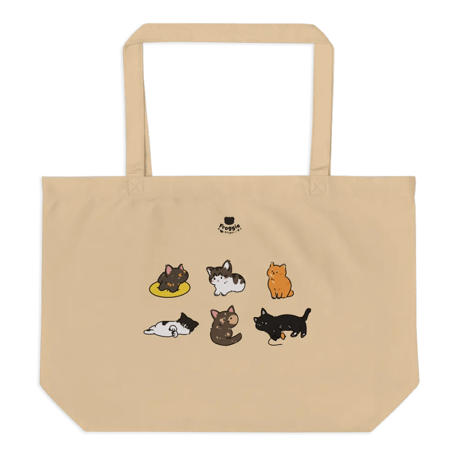 Cat Cafe Cats Doodle Tote Bag product image (3)