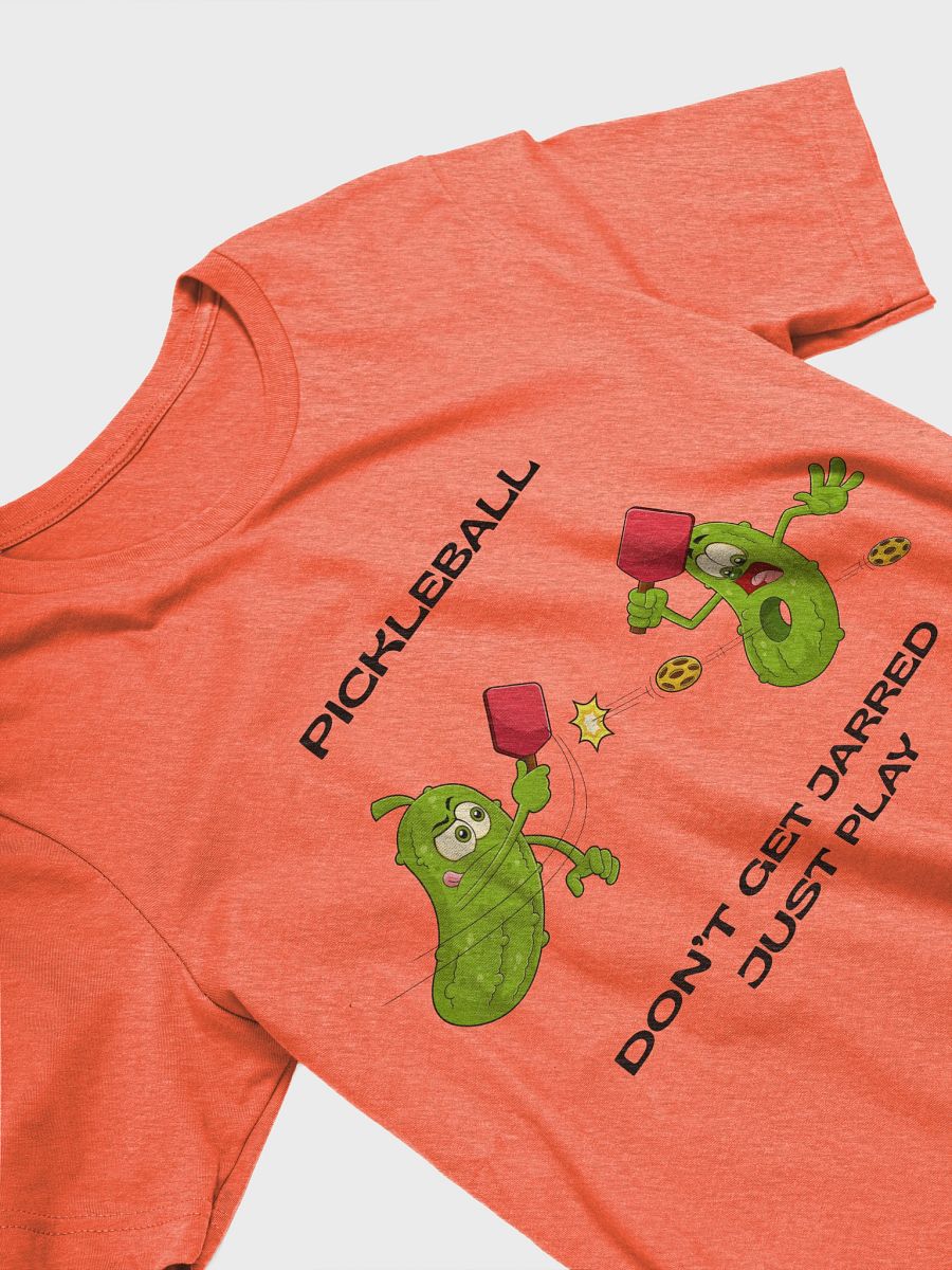 Pickleball Don't Get Jarred Just Play Supersoft T-Shirt product image (33)
