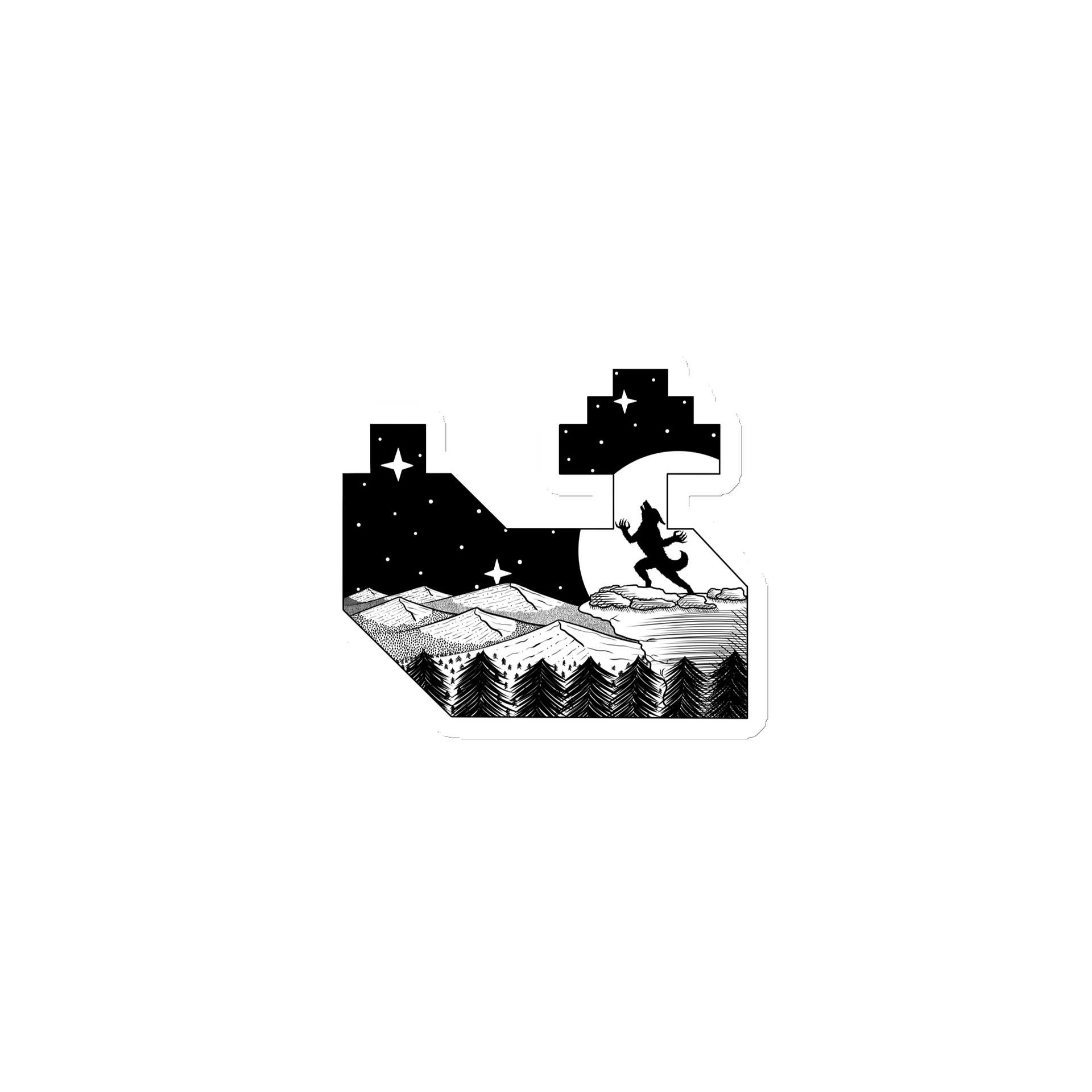 Cry of the Wolf - Halloween 2025 Ltd. Magnet product image (1)