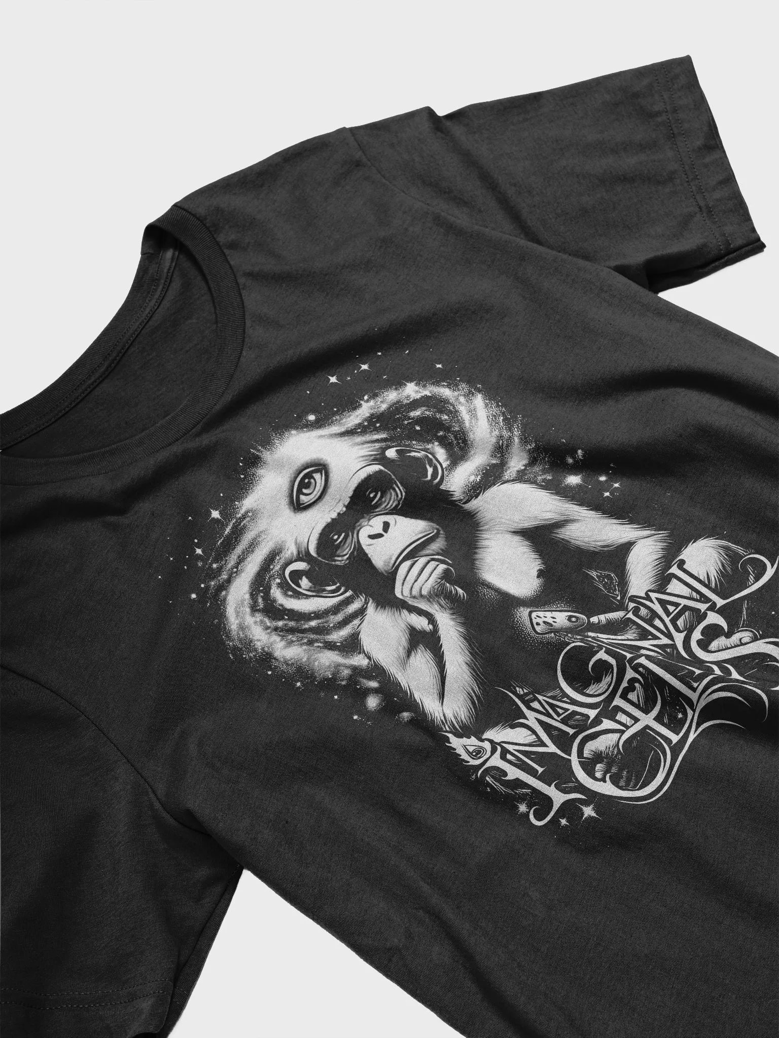 Imaginal Cells Chimp with Mushroom T-Shirt product image (3)