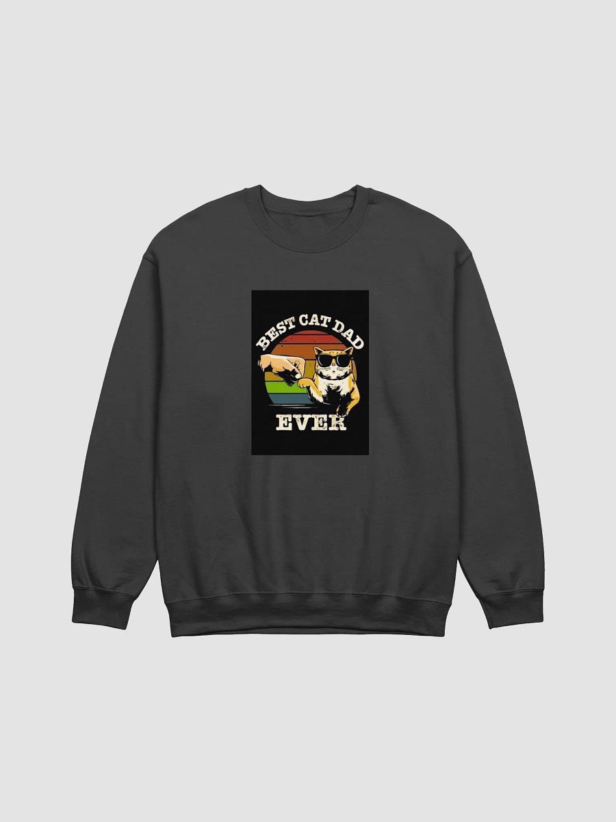 Cool Cat Dad Fist Bump Sweatshirt product image (2)