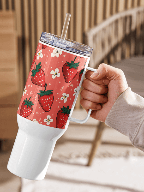 Strawberry Fields Travel Mug product image (1)