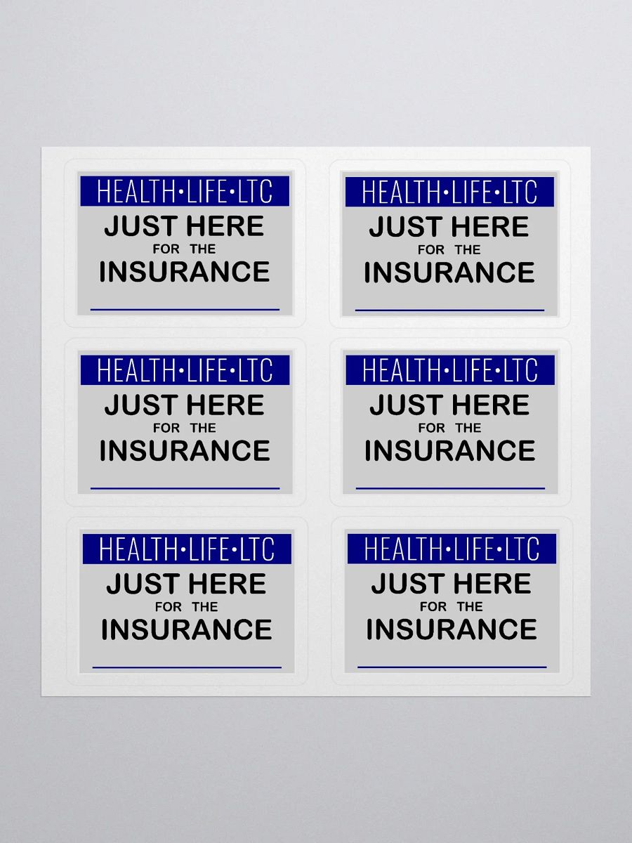 Just Here for the Insurance - Sticker Set product image (1)
