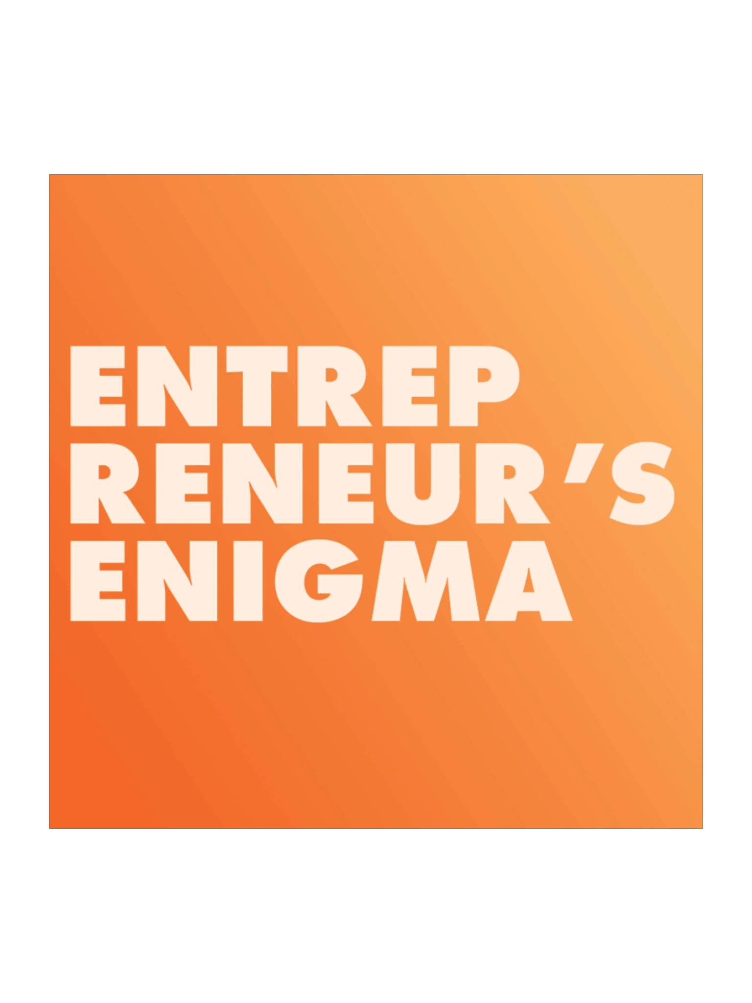 Entrepreneur's Enigma sticker product image (3)