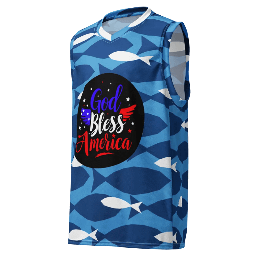 Basketball Jersey: God Bless America product image (2)