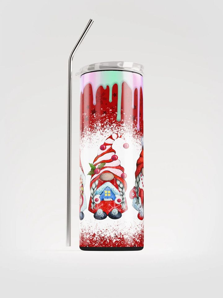 Embrace the holiday cheer with our Stainless Steel Christmas Tumbler! 🎄🎁 product image (1)
