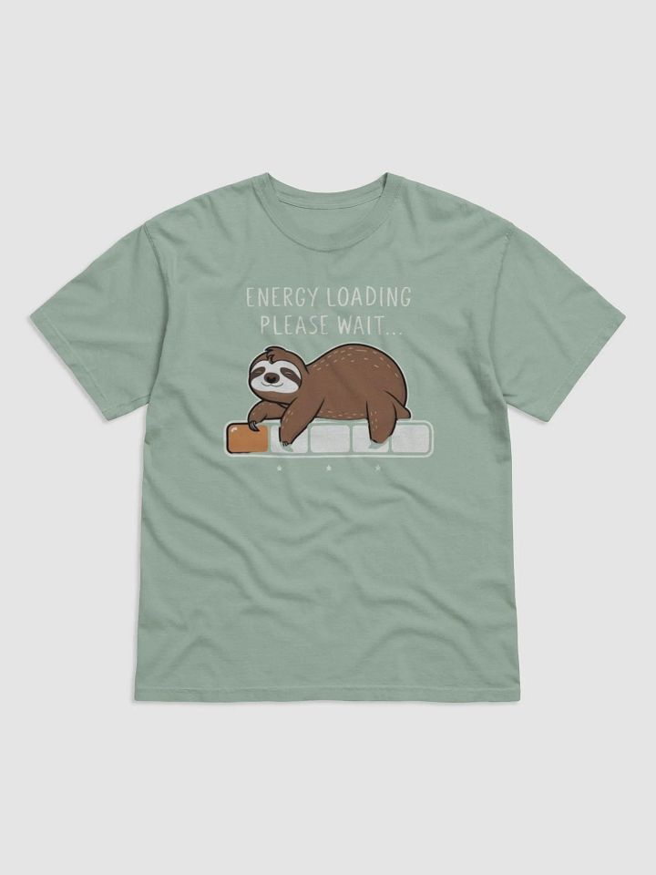 Energy Loading Sloth Graphic T-Shirt product image (1)